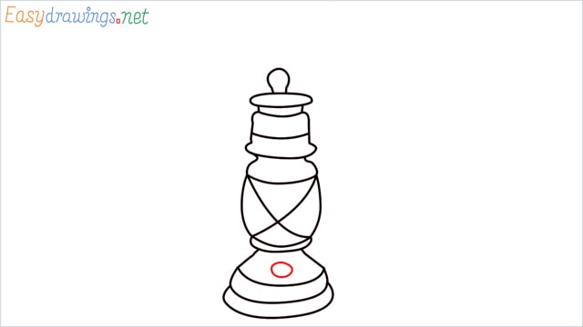 How to draw a lantern step (10)