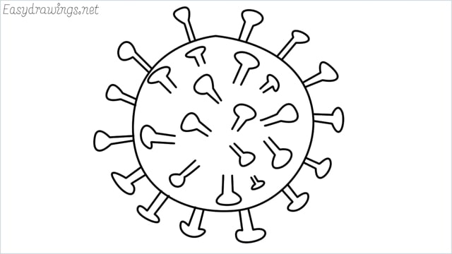 coronavirus drawing