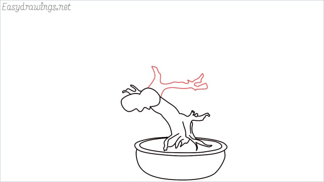 how to draw a bonsai tree step (8)
