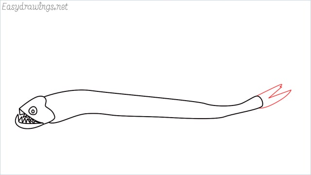 how to draw a viperfish step (6)