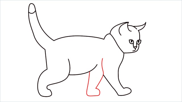 Featured image of post How To Draw A Cat Walking Step By Step This easy tutorial is great to draw with kids and to use for diy crafts