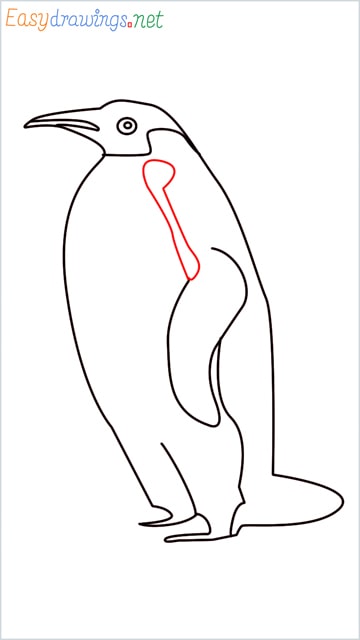 how to draw a penguin step (11)