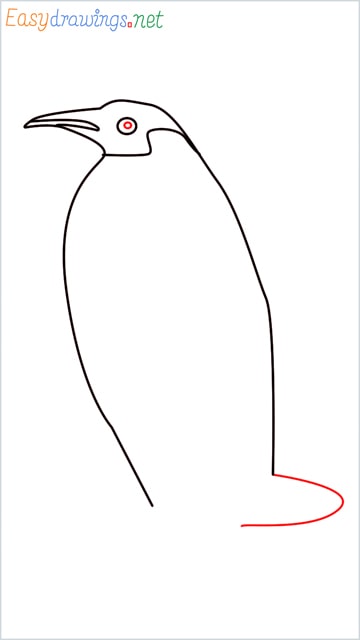 how to draw a penguin step (6)