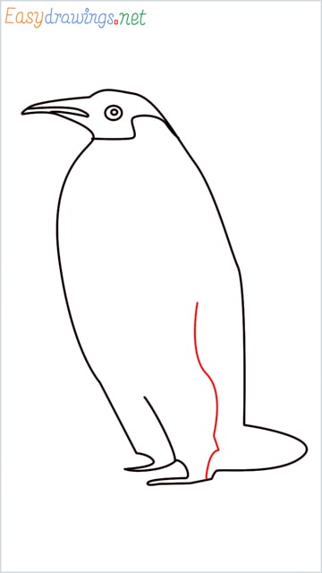 how to draw a penguin step (9)