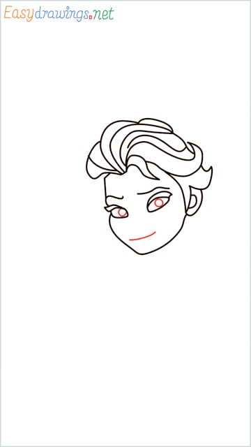 how to draw elsa step (12)