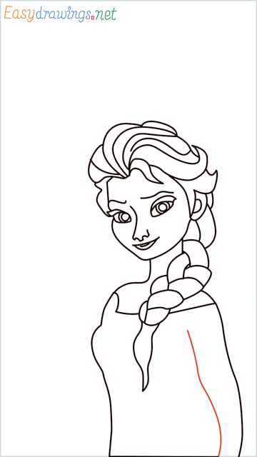 how to draw elsa step (26)