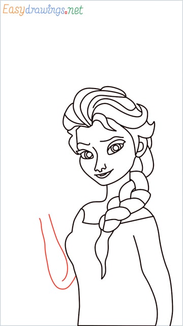 how to draw elsa step (27)