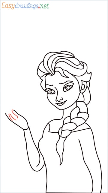 how to draw elsa step (29)