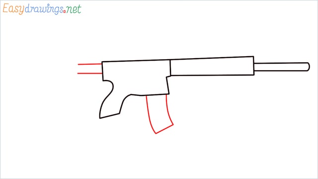 how to draw m416 step (4)