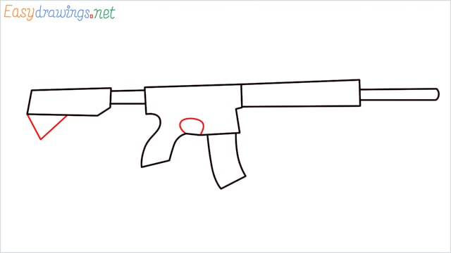 how to draw m416 step (6)
