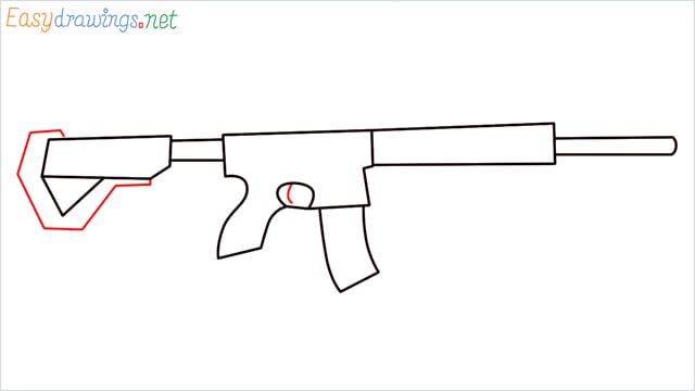 how to draw m416 step (7)
