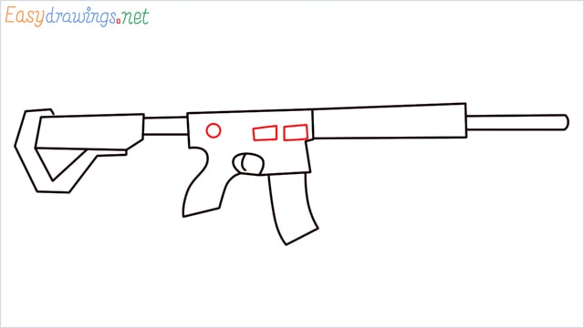 how to draw m416 step (8)
