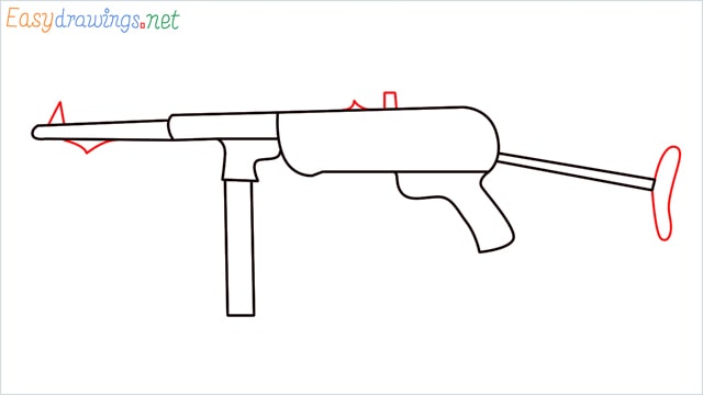 how to draw mp40 step (6)
