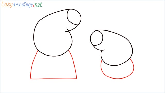 how to draw peppa pig step (4)