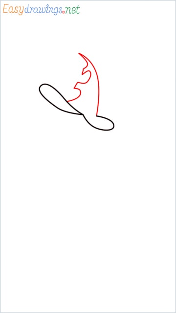 How to draw Oggy brother Jack step (2)