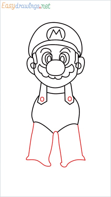 How to draw Super Mario step (11)