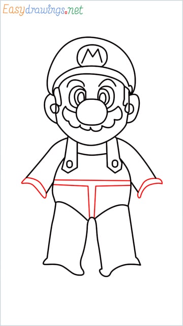 How to draw Super Mario step (13)