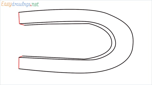 How to draw a Magnet step (4)