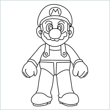 Mario drawing