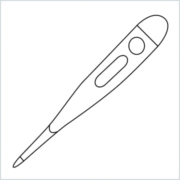 Thermometer drawing