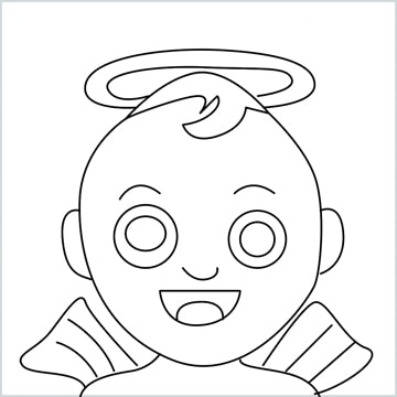 How To Draw An Baby Angel Step By Step 8 Easy Phase Christmas angels christmas art angel artwork angel guide angel drawing baby posters i vintage cards vintage postcards seraph angel angel drawing i believe in angels angeles angel. how to draw an baby angel step by step