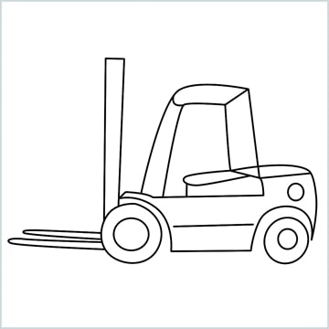 forklift drawing