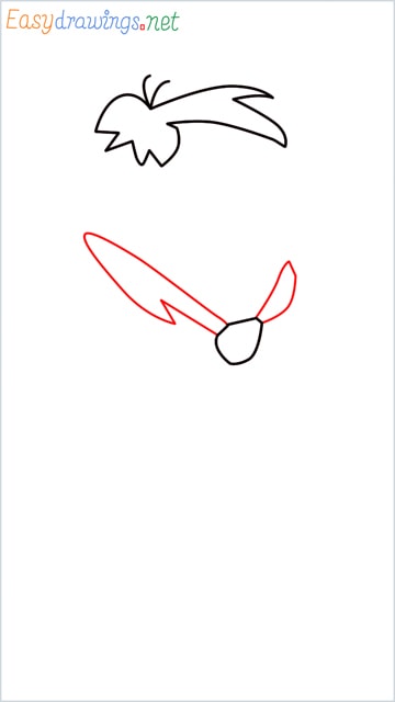 how to draw Flintstone step (4)