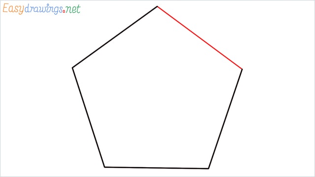 How to Draw a Pentagon step by step - [5 Easy Phase]