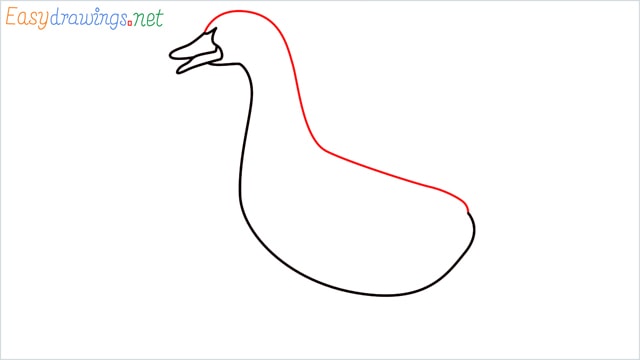 how to draw a baby duck step (4)