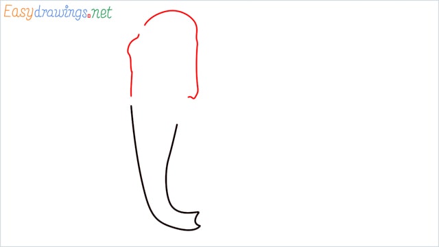 how to draw a mammoth step (2)
