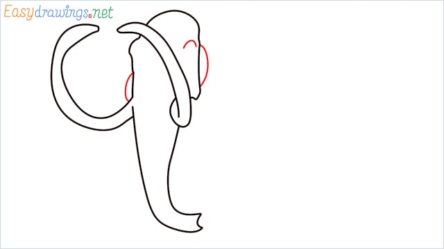 how to draw a mammoth step (5)