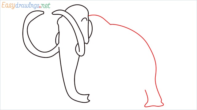 how to draw a mammoth step (6)