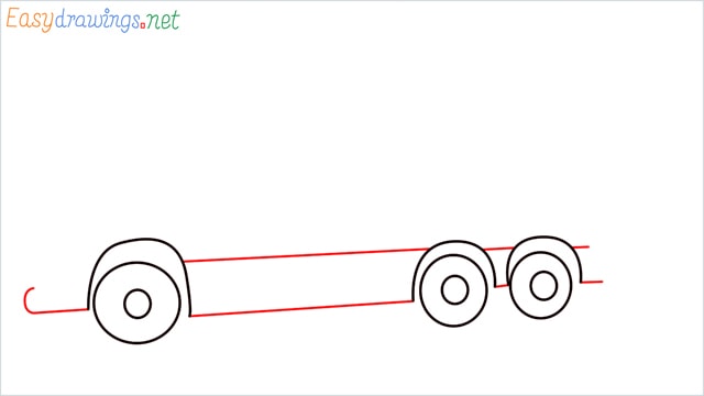 how to draw a recycling truck step (4)