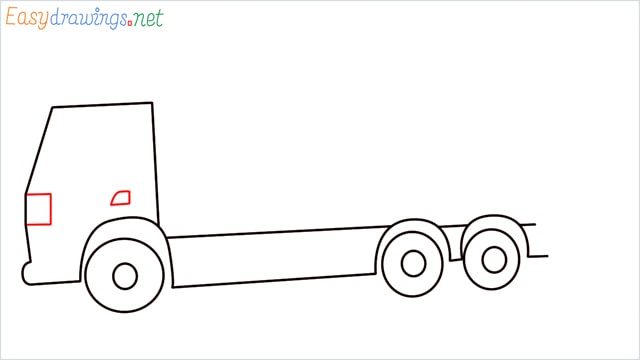 how to draw a recycling truck step (6)