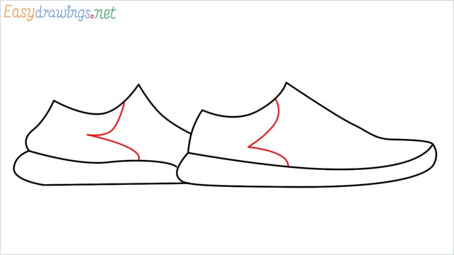 how to draw a sports shoe step (7)
