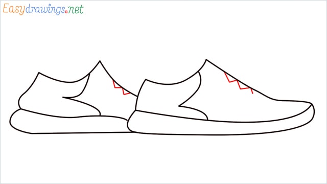 how to draw a sports shoe step (8)