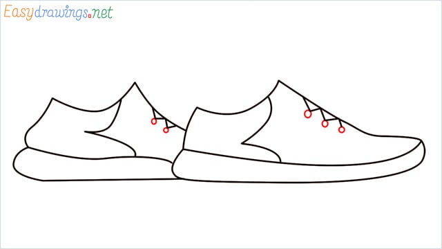 How to Draw a Hi-Top Tennis Shoe Sneaker Easy Drawing Lesson for Beginners  - YouTube