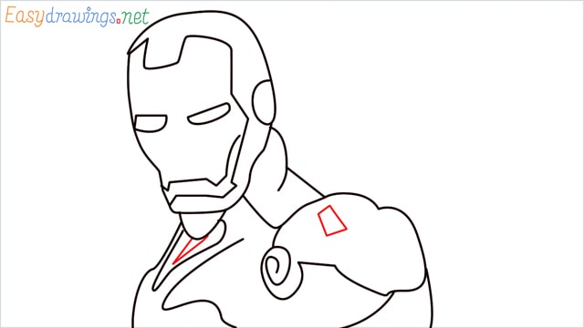 how to draw iron man step (10)