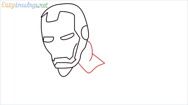 how to draw iron man step (6)