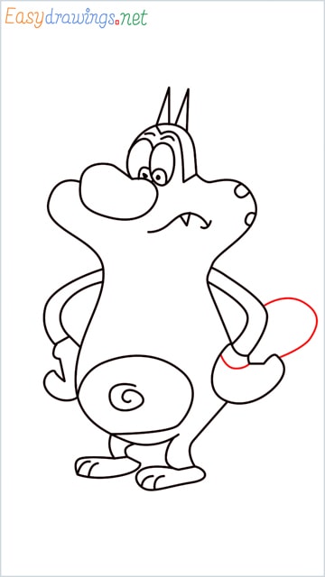 how to draw oggy step (13)