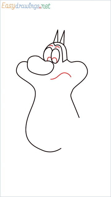 how to draw oggy step (6)