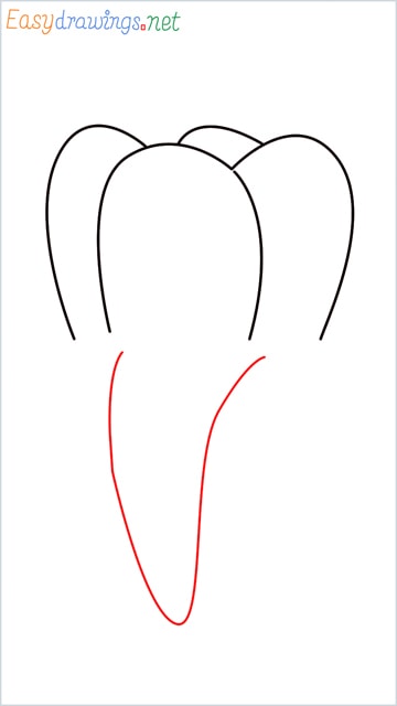 how to draw teeth step (4)