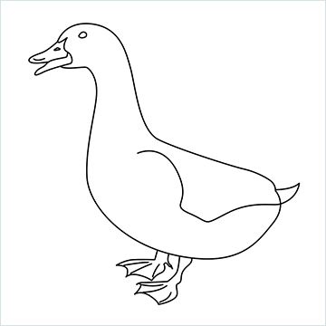 Baby duck drawing