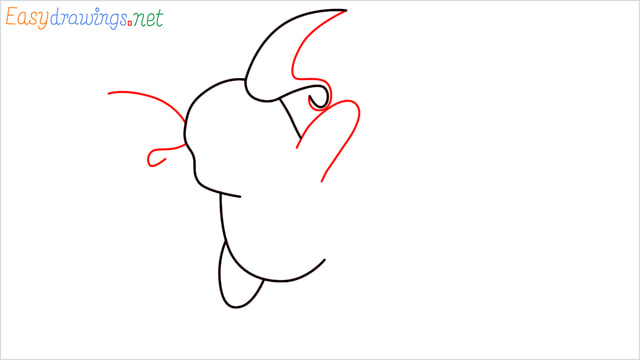 How to Draw Raichu step (4)