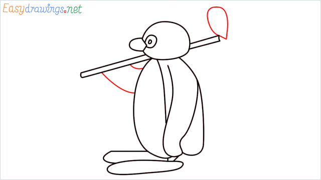 How to draw Pingu step (10)