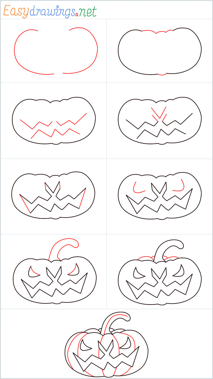 51 Halloween Drawing Ideas Scary But Easy Drawing Tutorials