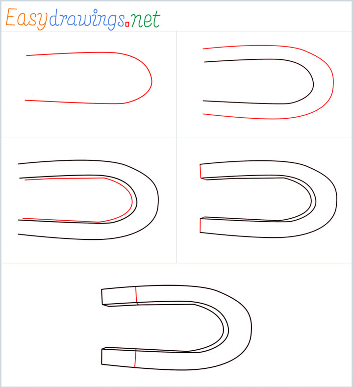 Step by Step Instructions for Magnet drawing