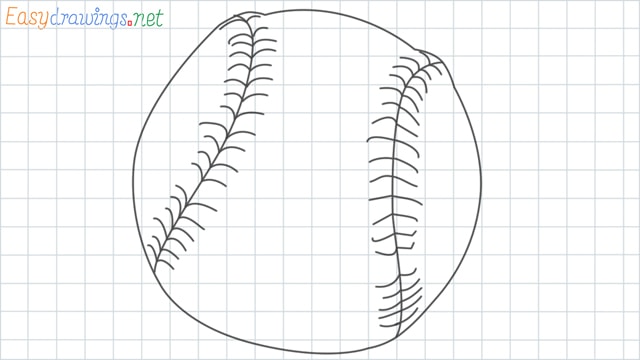 Baseball grid line drawing