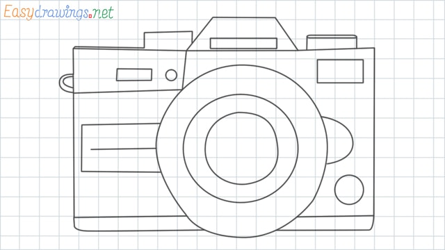 Camera grid line drawing
