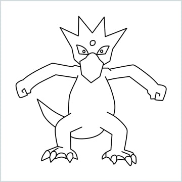 Golduck drawing